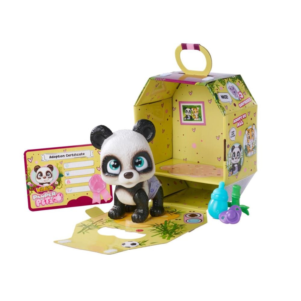 Панда с аксесоари, Simba, Wildlife, Pamper Petz