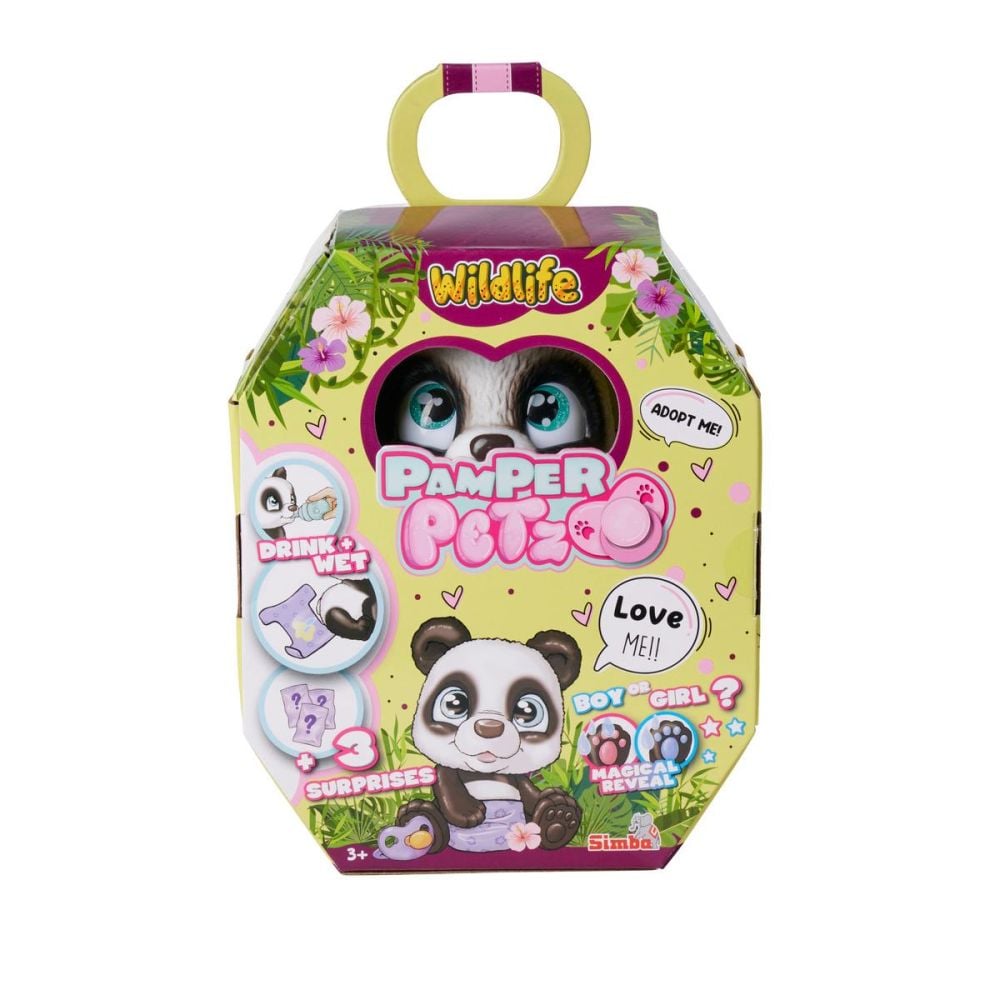 Панда с аксесоари, Simba, Wildlife, Pamper Petz