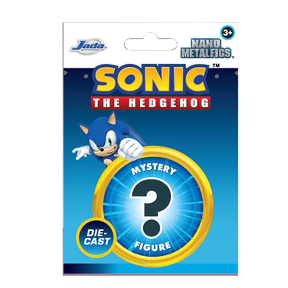 Метална фигурка, изненада, Jada, Sonic, 4 см