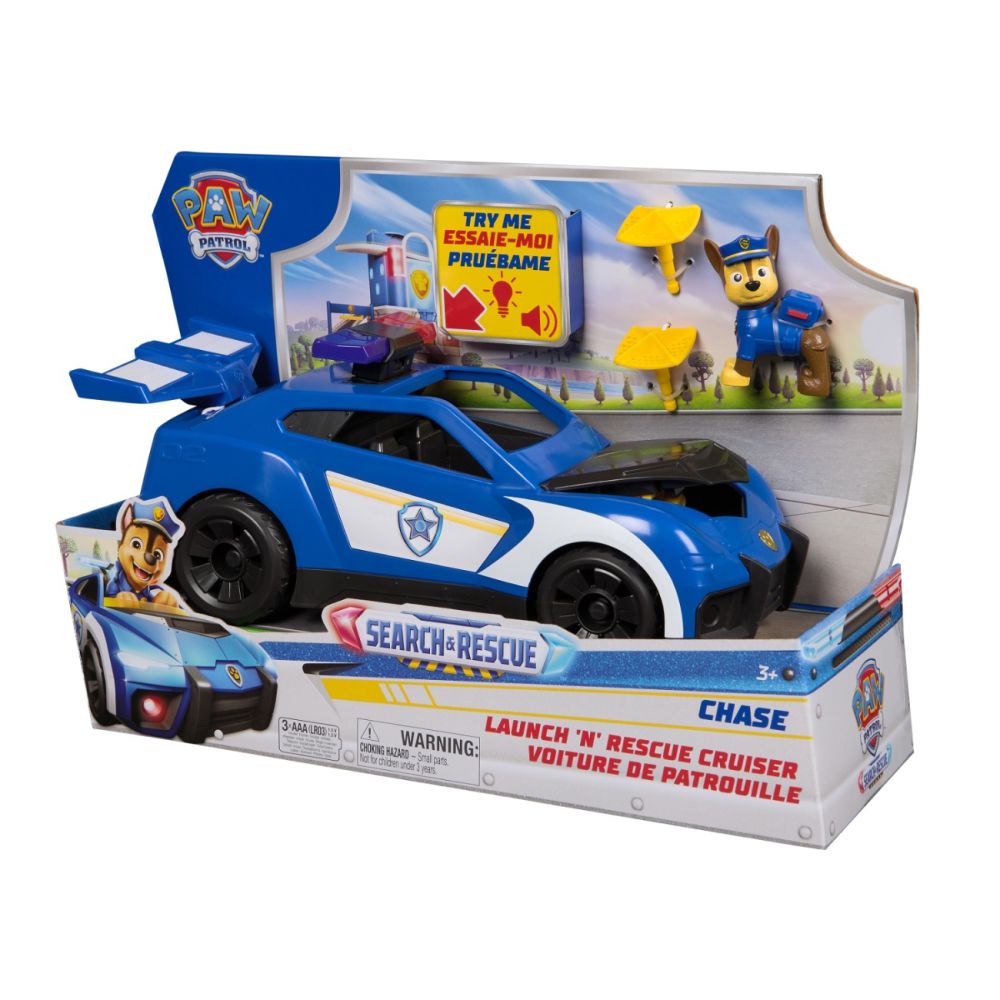 Кола с фигурка, Paw Patrol, Launch and Rescue Cruiser, Chase, 6074962