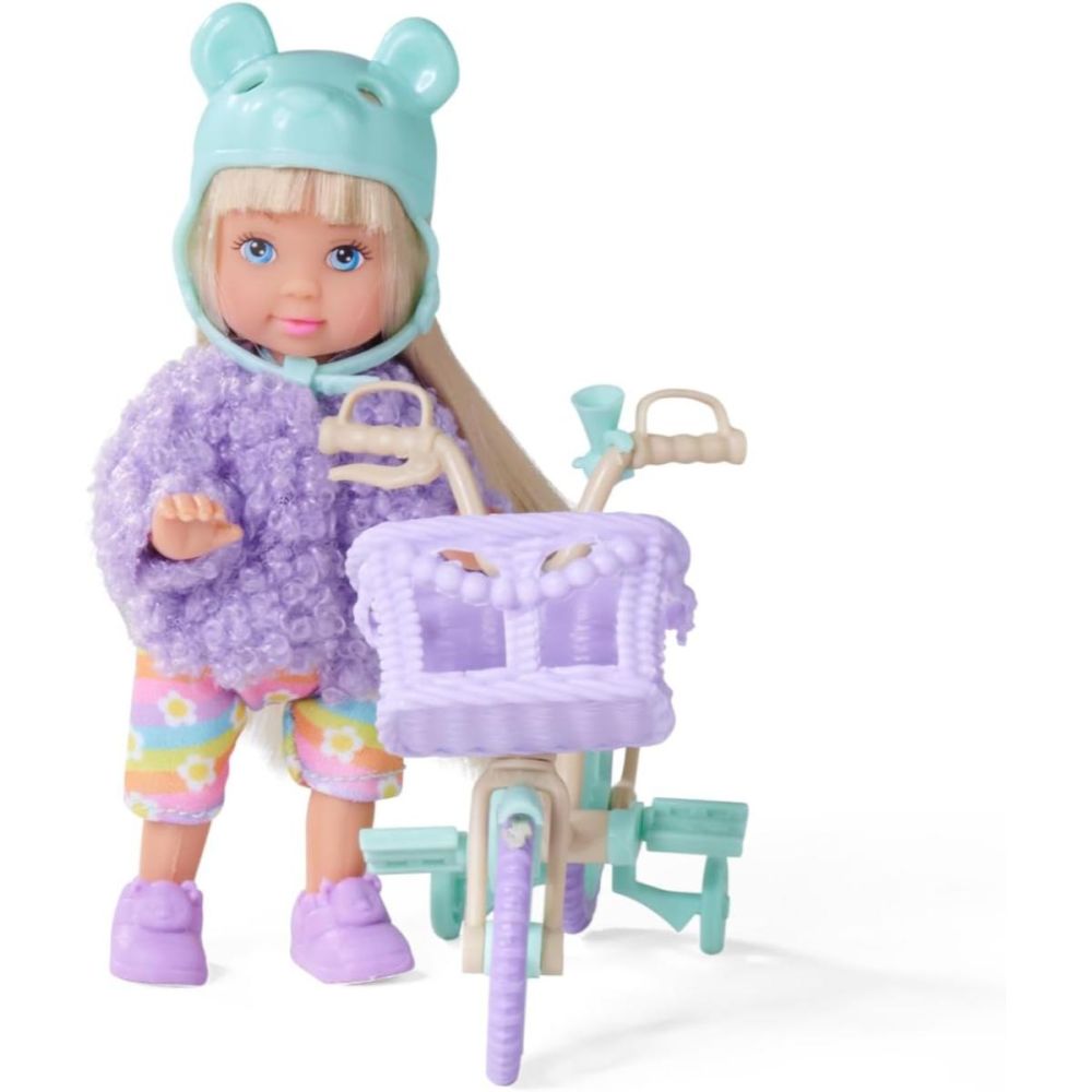 Комплект за игра с кукла, Evi Love, Teddy bike