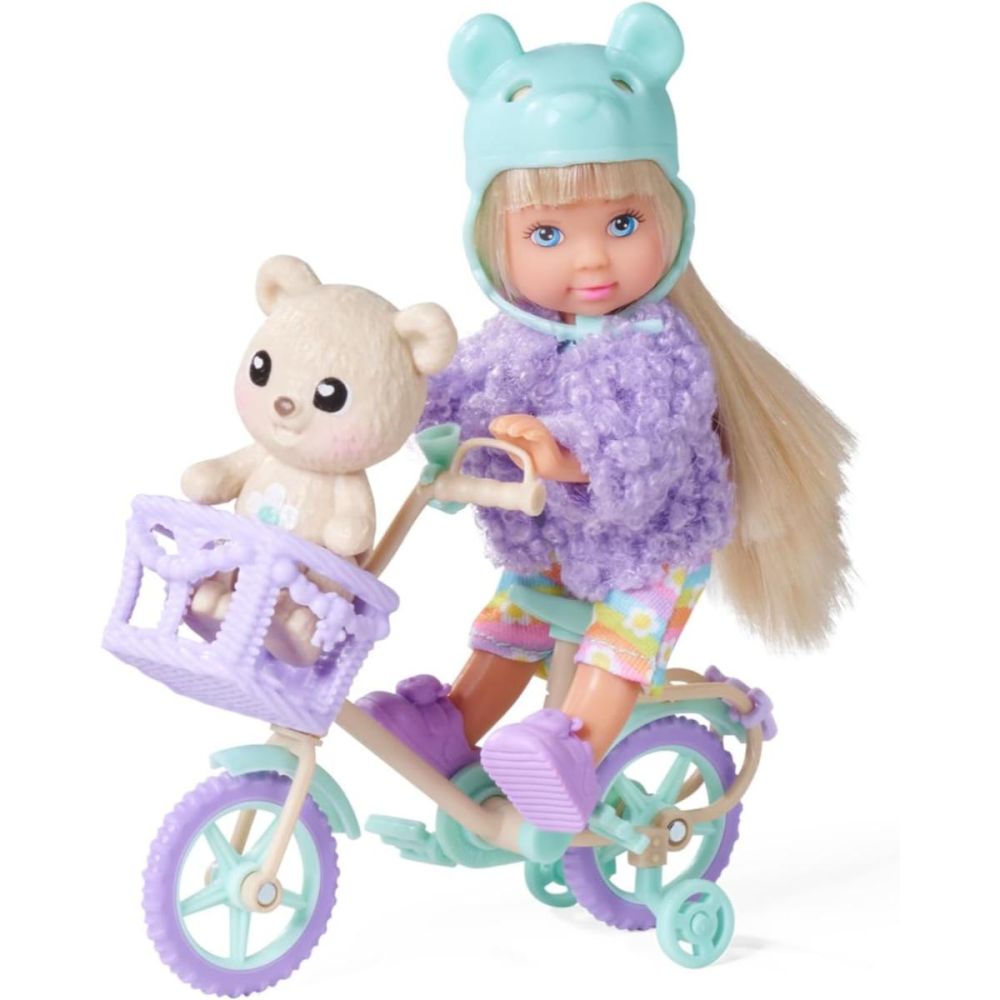 Комплект за игра с кукла, Evi Love, Teddy bike