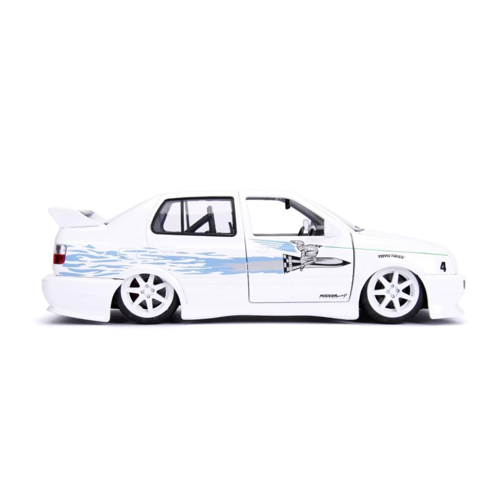 Метална количка, Jada, Fast And Furious, Volkswagen Jetta 1995, 1:24