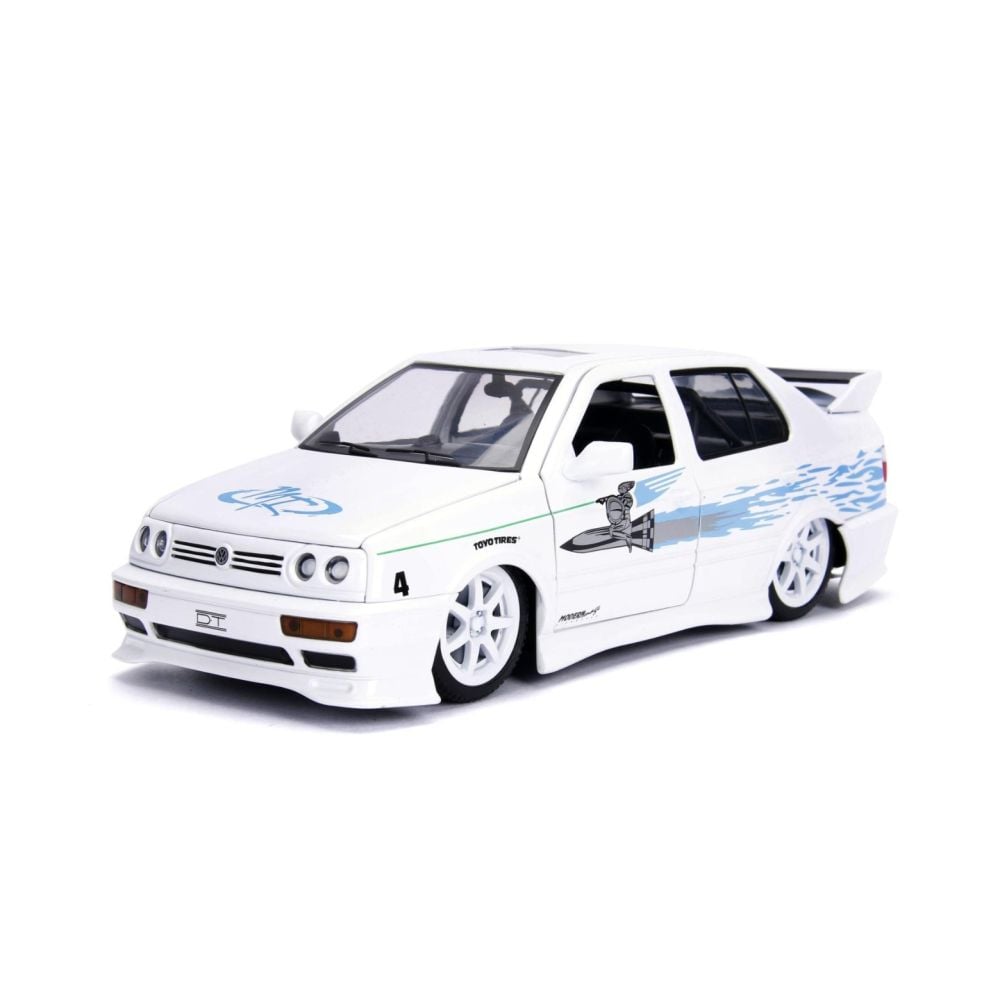 Метална количка, Jada, Fast And Furious, Volkswagen Jetta 1995, 1:24