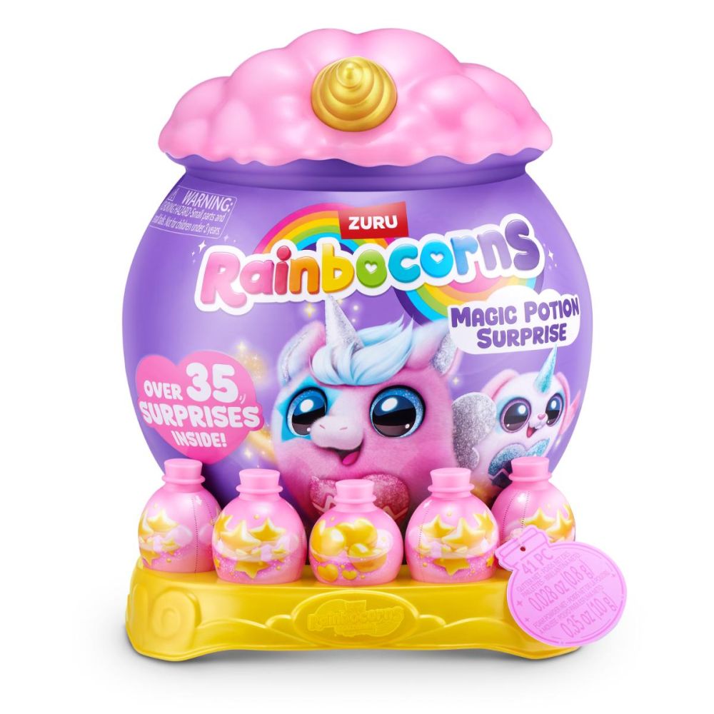 Плюшена играчка изненада, Rainbocorns, Magic Potion Surprise, 35 изненади