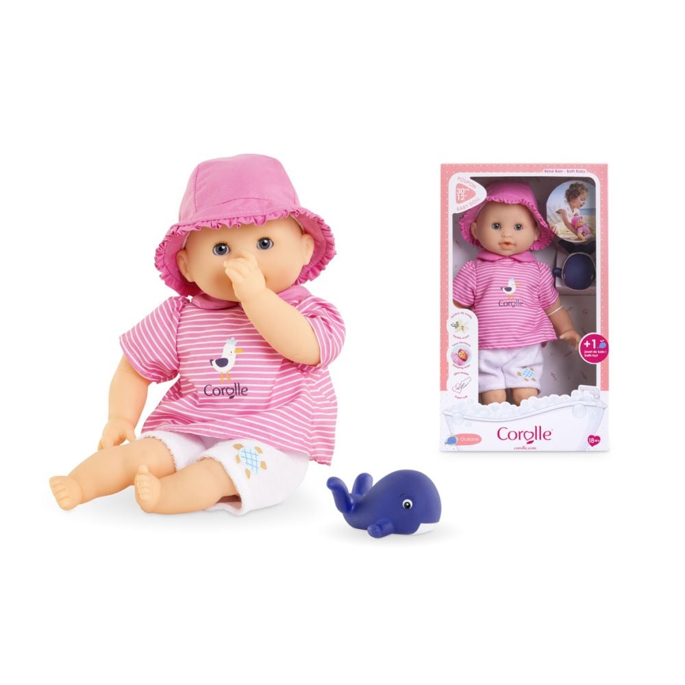 Кукла с играчка за баня Mon Premier Poupon Corolle, Baby Bath Oceane