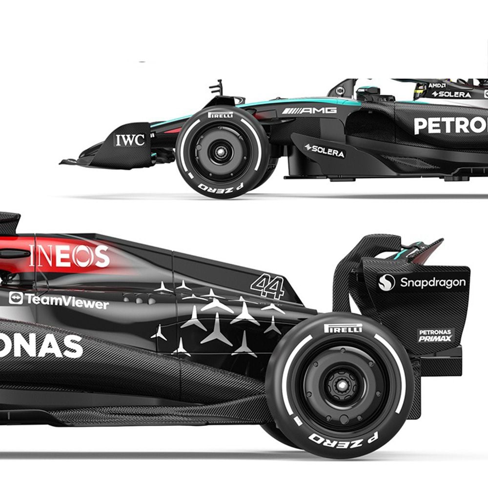 Количка с дистанционно управление, Rastar, Mercedes-AMG F1 W15 E Performance, 1:12