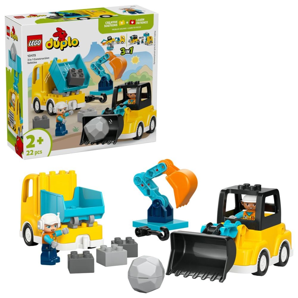 LEGO® DUPLO - Строителни машини „3 в 1“ (10475)