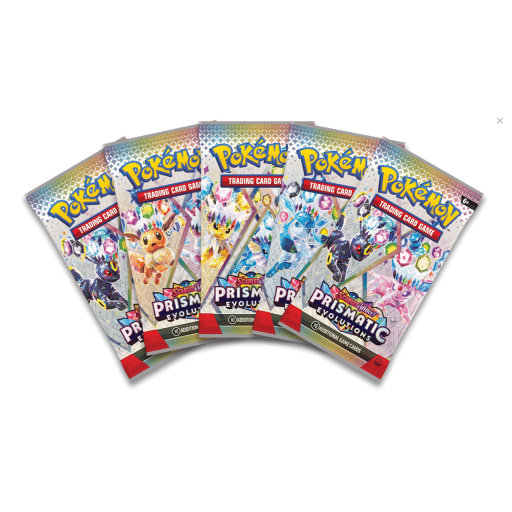 Комплект карти за игра и албум, Pokemon, Sv Prismatic Evolutions, Binder Collection