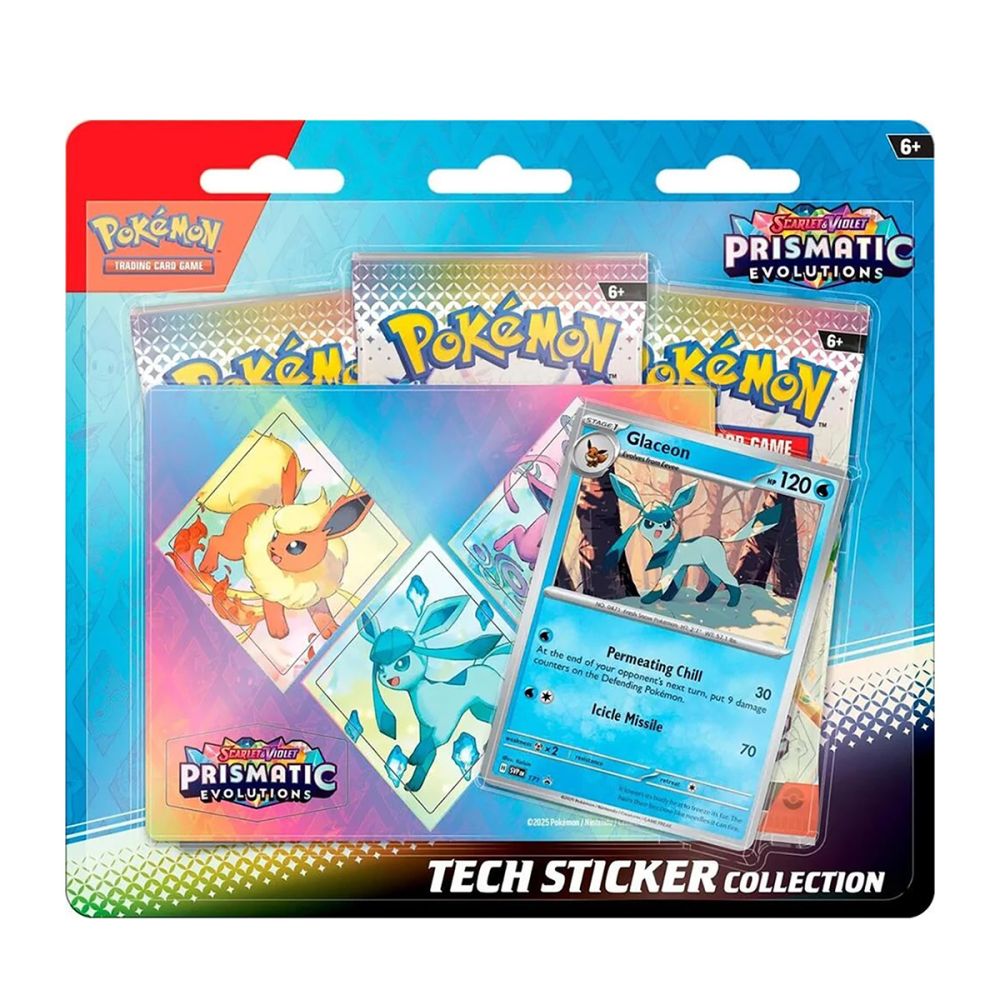 Комплект карти за игра, SV8.5 Prismatic Evolution Tech Sticker Collection, Glaceon
