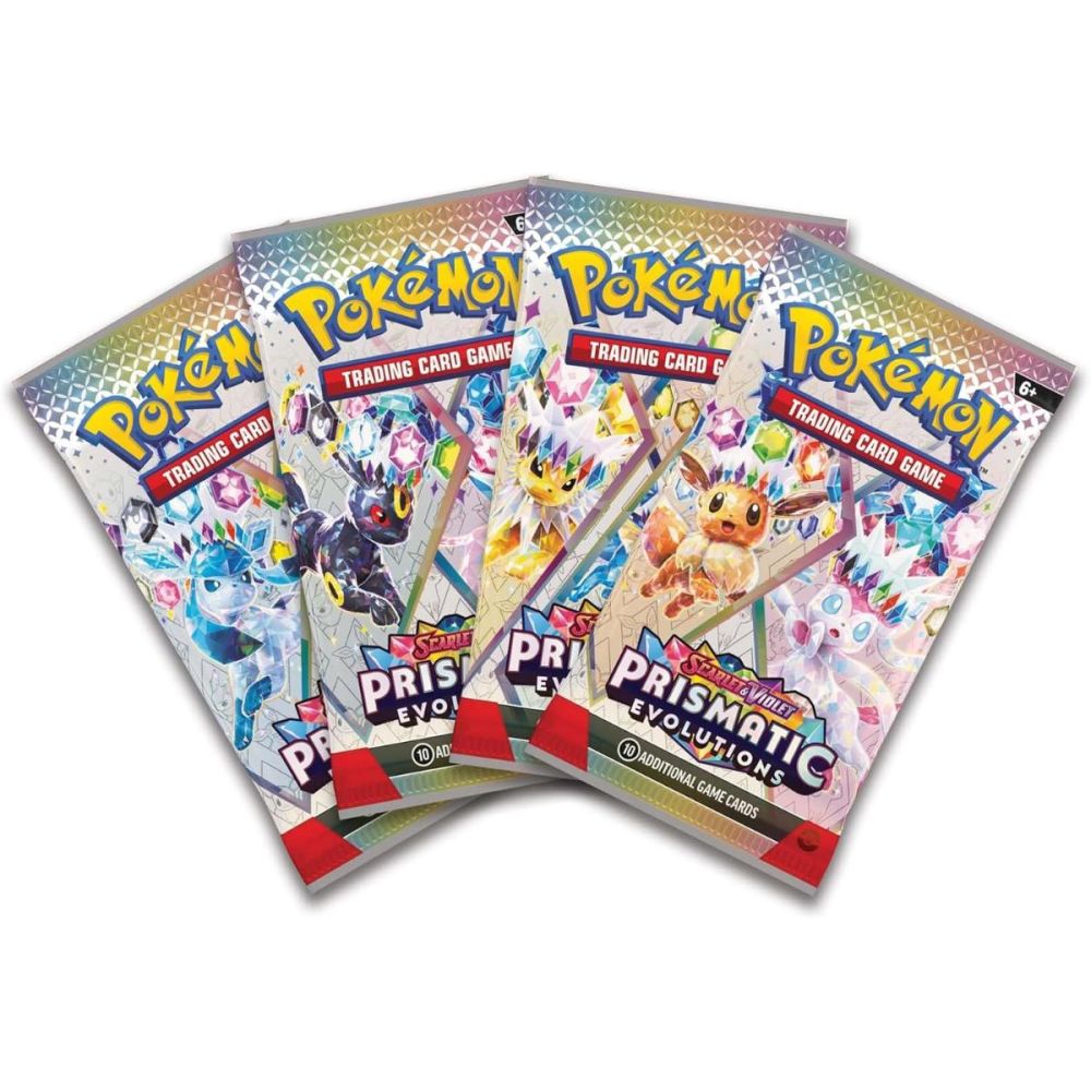 Комплект карти за игра, Pokemon, Scarlet & Violet 8.5, Prismatic Evolutions, Surprise Box