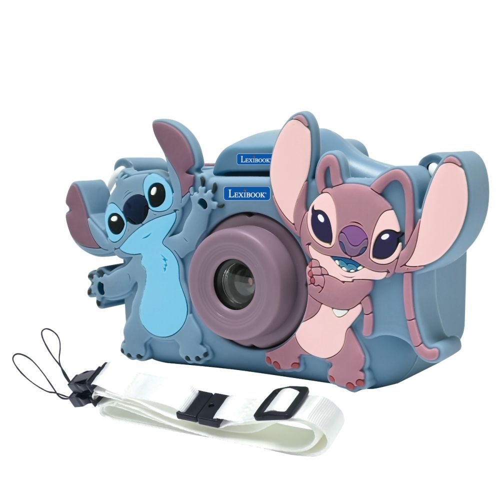Цифрова фото-видео камера с калъф, Lexibook, Disney Stitch