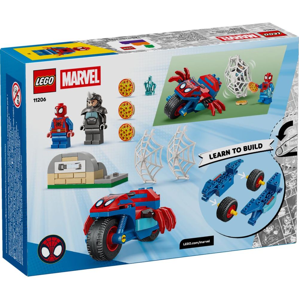 LEGO® Spidey - Спайди на мотоциклет срещу Носорога (11206)