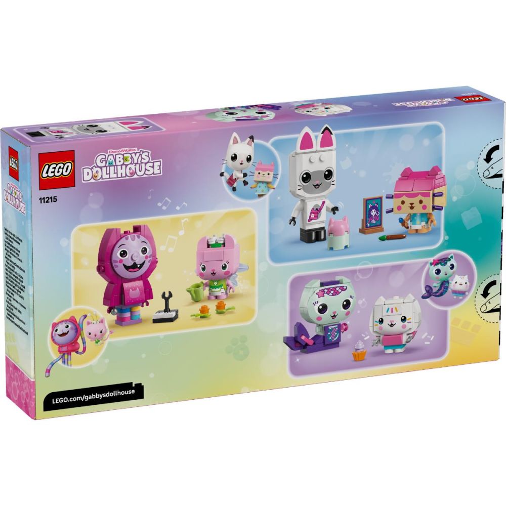 LEGO® Gabbys Dollhouse - Котешките приятели от тухлички на Габи (11215)