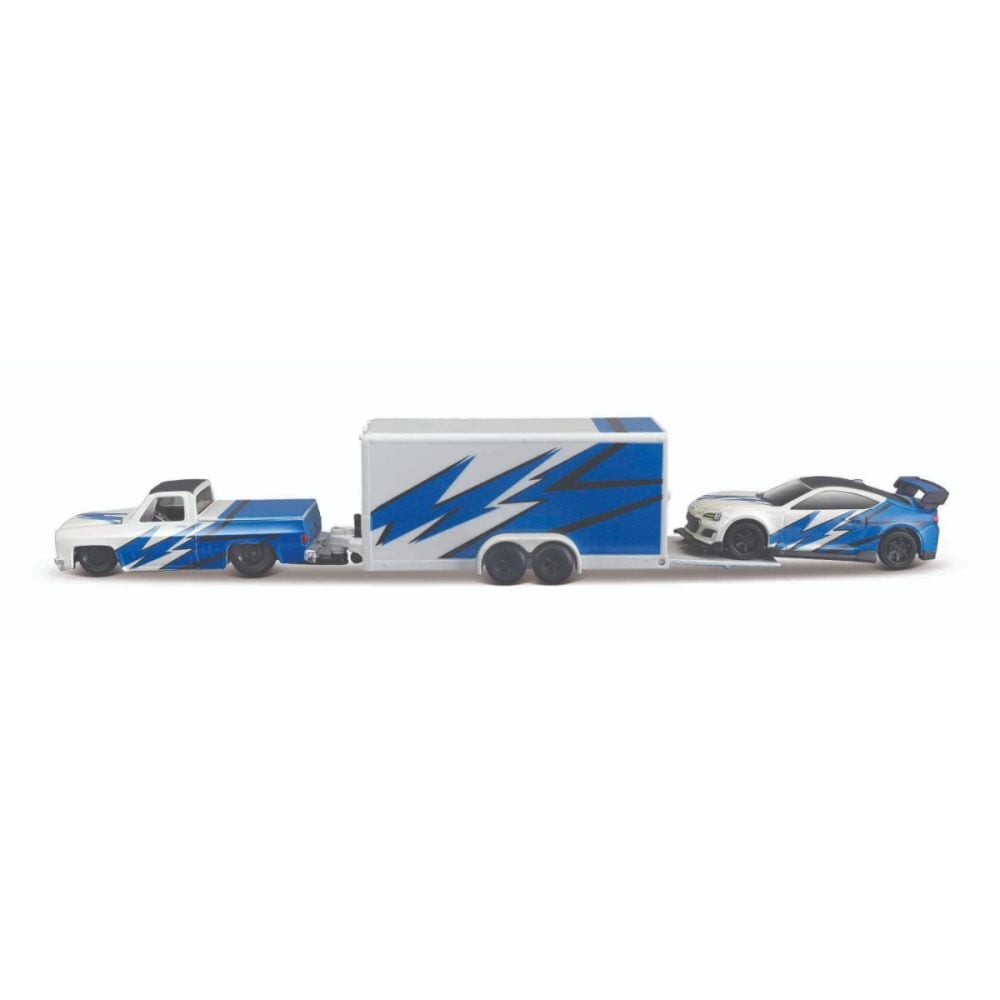 Комплект камион и метална кола, Maisto, Design Team Haulers, 1:64