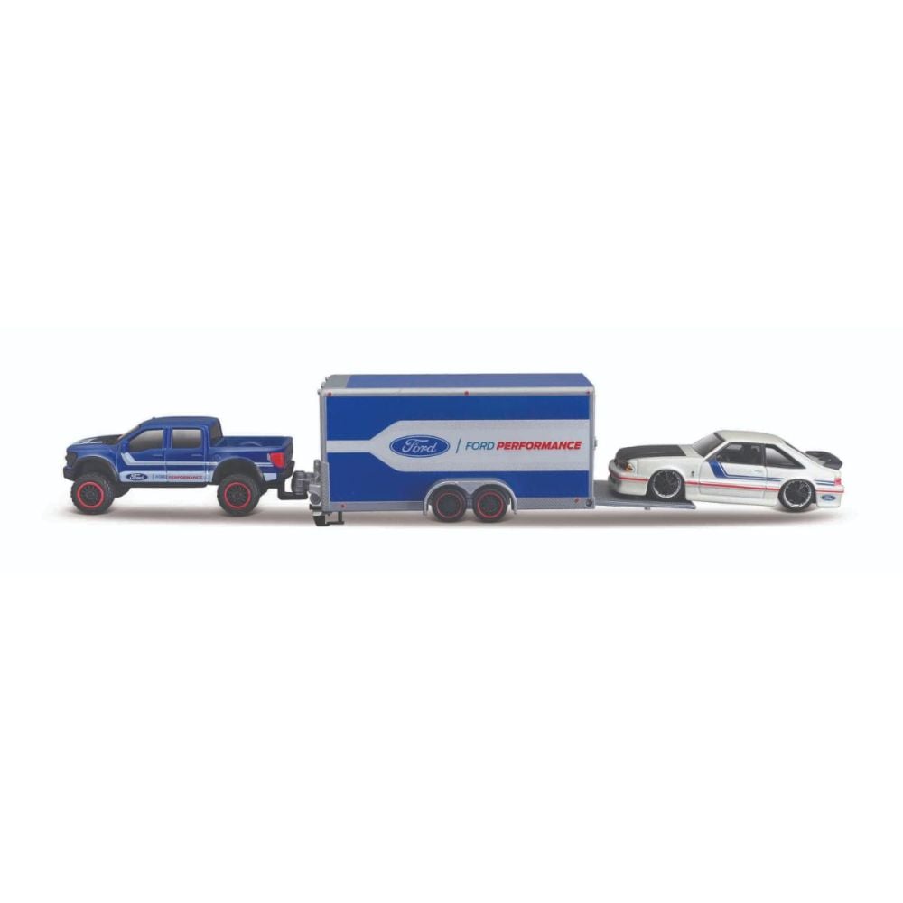 Комплект камион и метална кола, Maisto, Design Team Haulers, 1:64