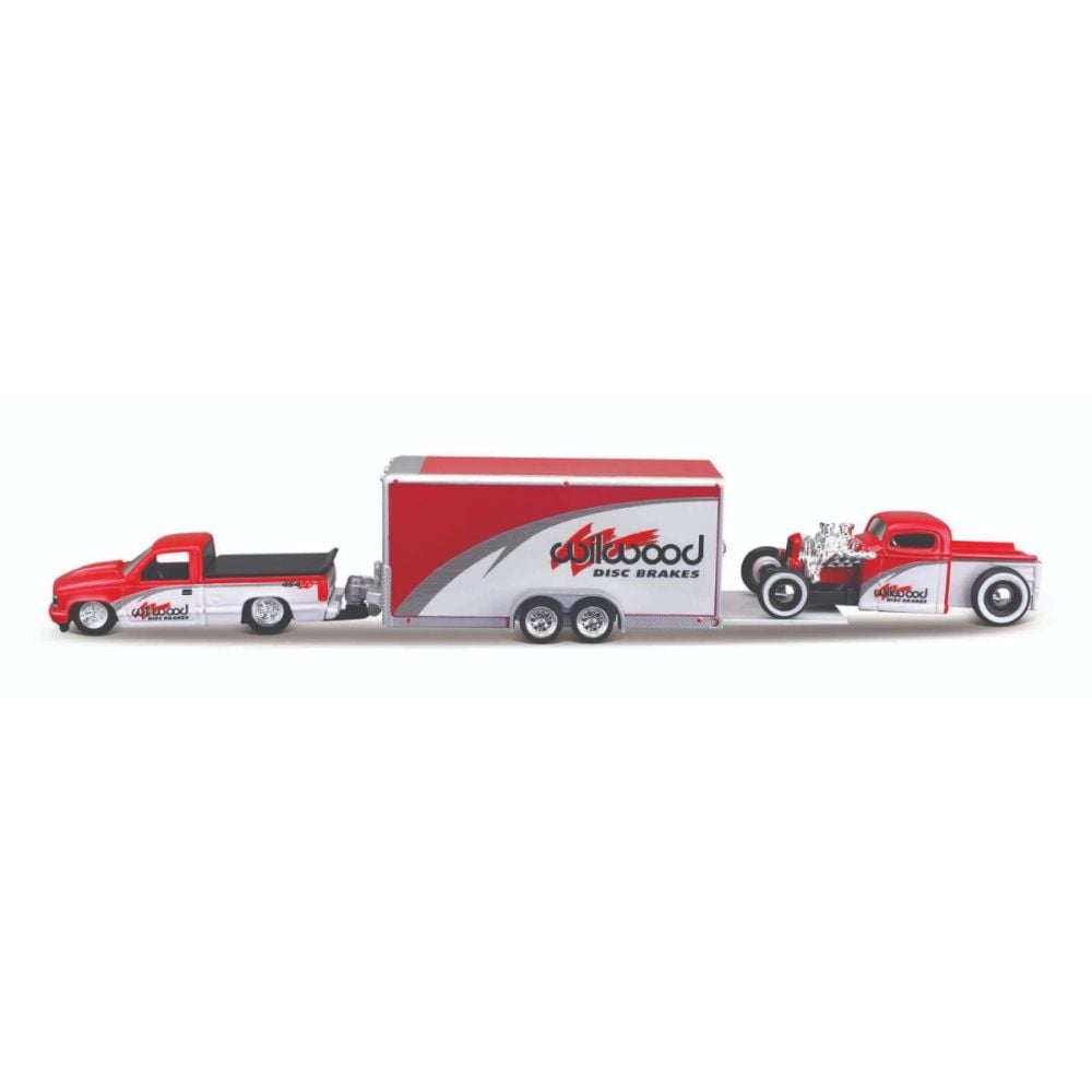 Комплект камион и метална кола, Maisto, Design Team Haulers, 1:64