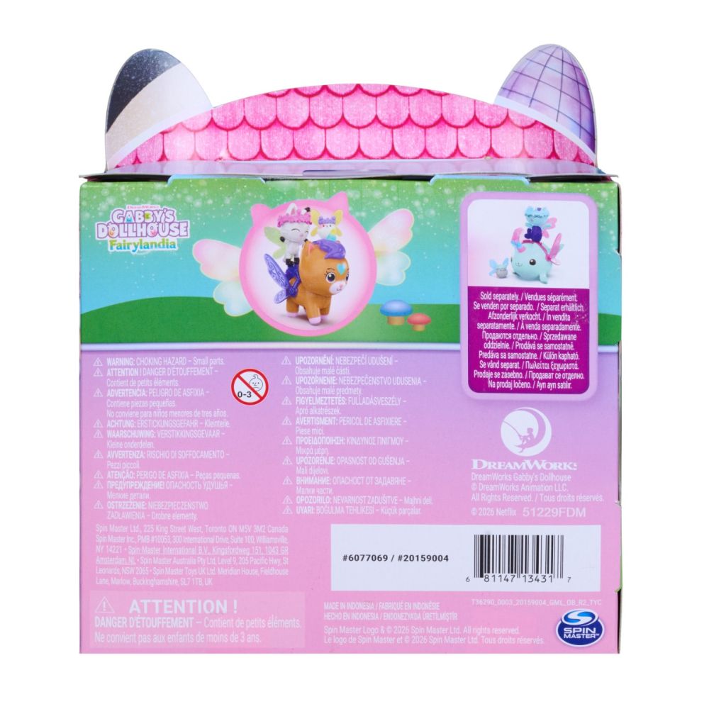 Комплект за игра, Gabbys Dollhouse, Fairyland, Pandy Paws и Kico, 20157354