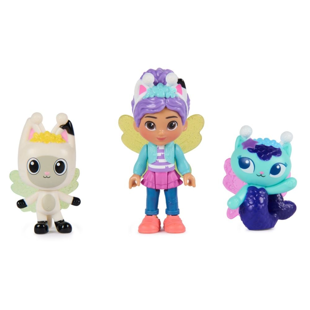 Комплект за игра, Gabbys Dollhouse, Fairyland, Fairy-Riffic Friends, 6076262
