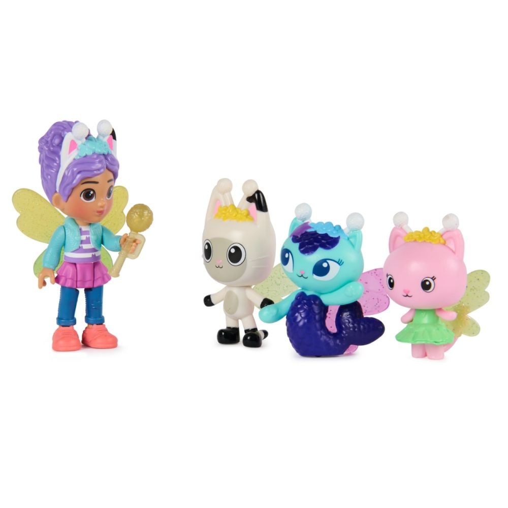 Комплект за игра, Gabbys Dollhouse, Fairyland, Fairy-Riffic Friends, 6076262