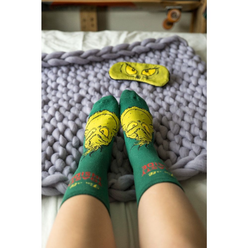 Комплект чорапи и маска за сън, Grinch Christmas
