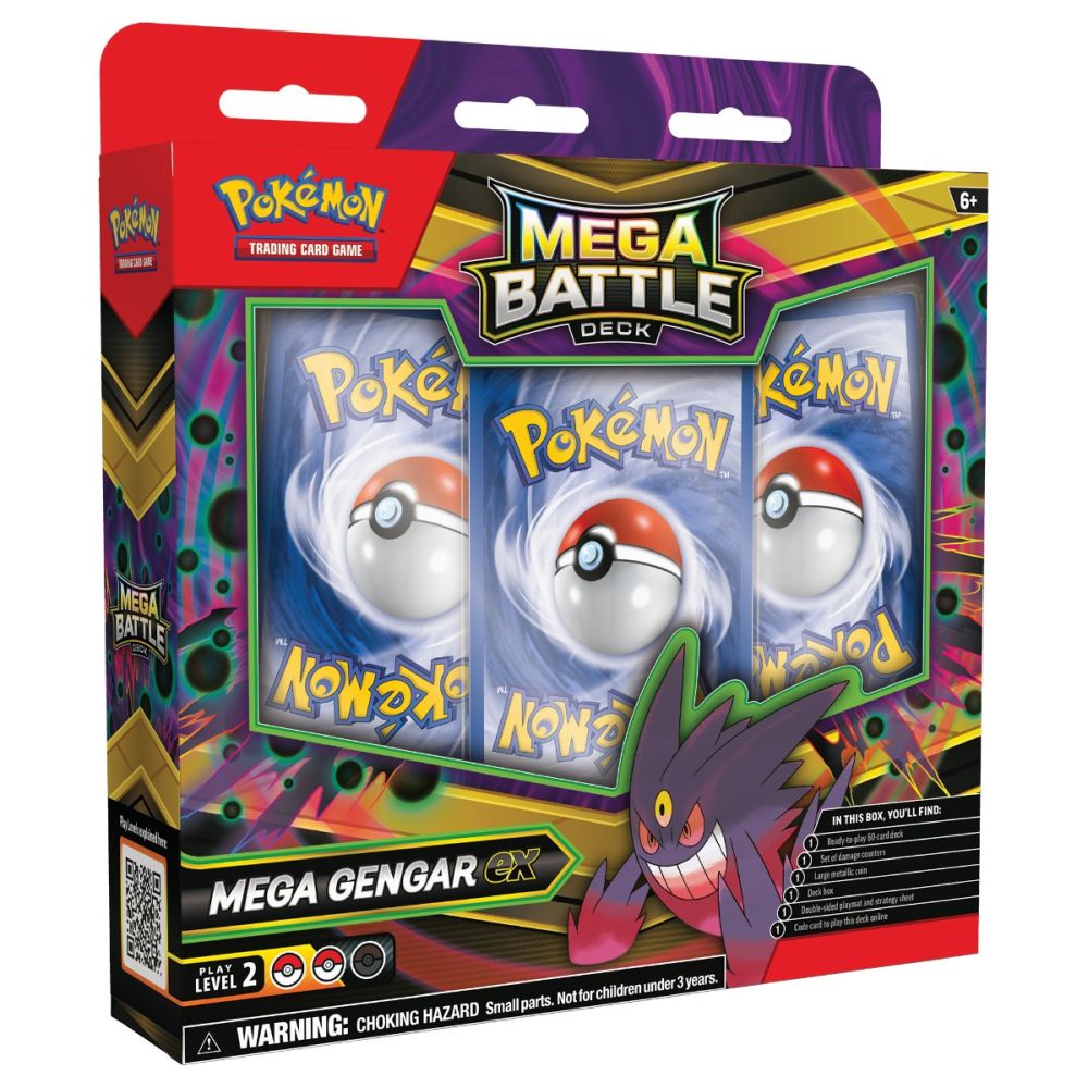 Комплект карти Pokemon TCG, Mega Battle Deck, Mega Gengar Ex