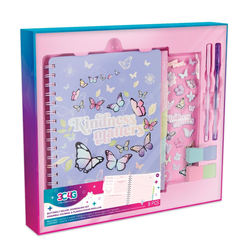 Дневник и 2 гел химикалки, 3C4G, Butterfly Deluxe