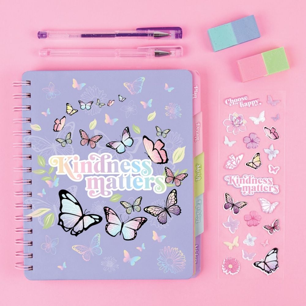 Дневник и 2 гел химикалки, 3C4G, Butterfly Deluxe