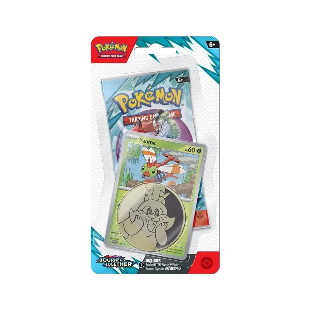 Комплект карти за игра, Pokemon TCG Scarlet & Violet Journey Together, Checklane Blister