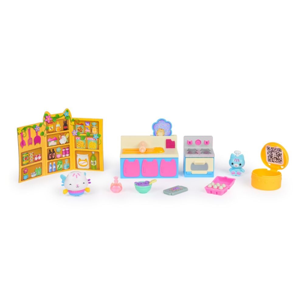 Комплект за игра, Gabbys Dollhouse, Fairylandia, Cakey Cats Fairy Kitchen, 20158034