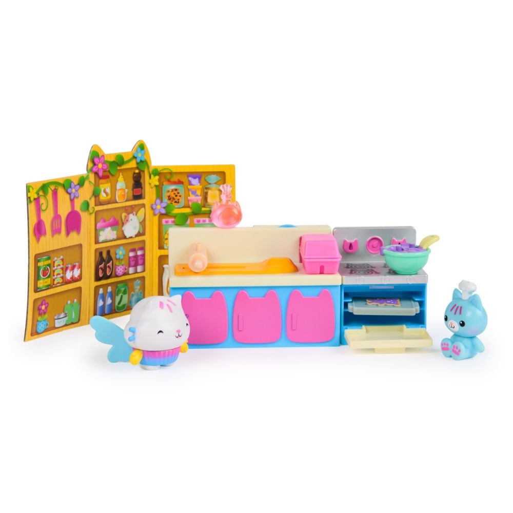 Комплект за игра, Gabbys Dollhouse, Fairylandia, Cakey Cats Fairy Kitchen, 20158034