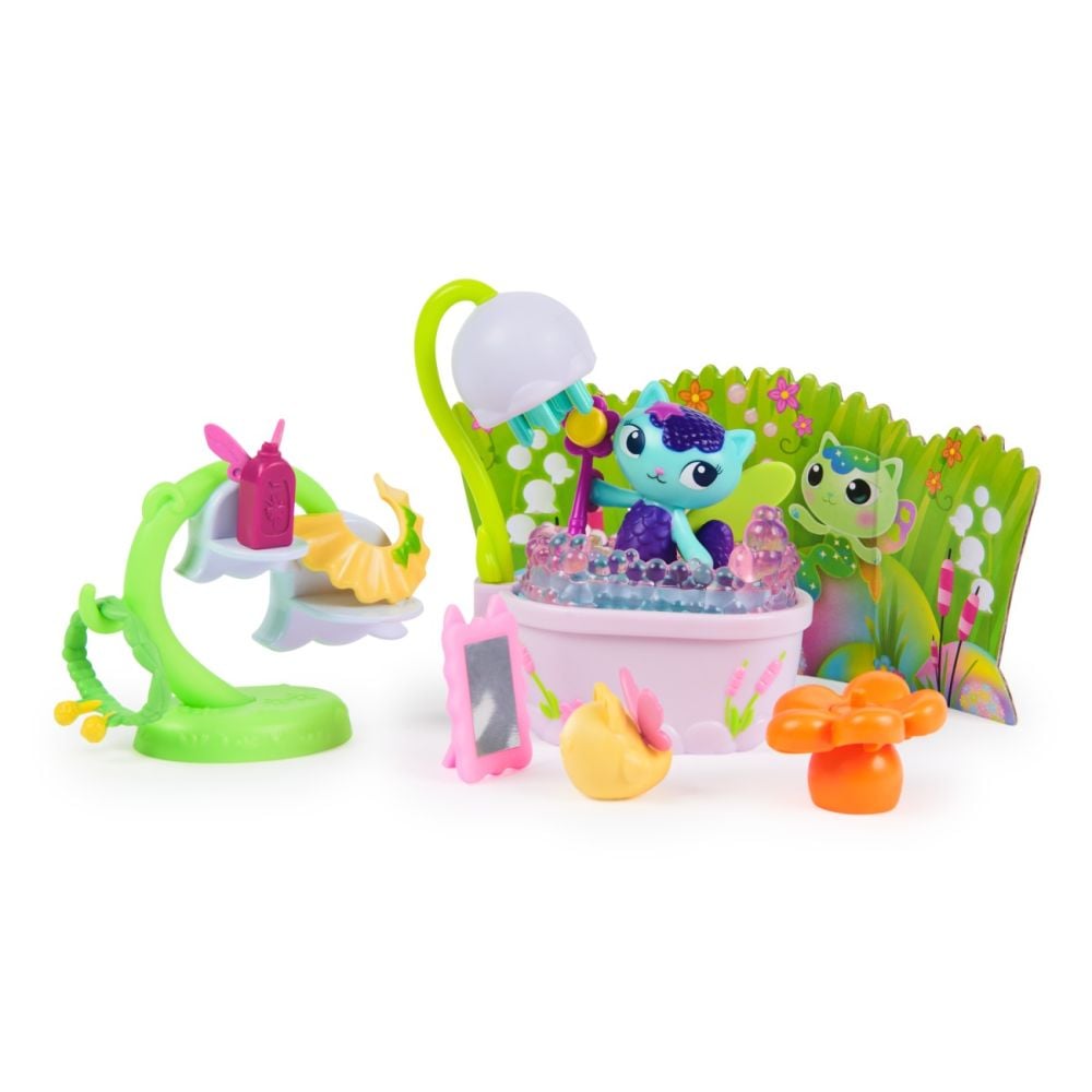 Комплект за игра, Gabbys Dollhouse, Fairylandia, MerCats Fairy Bathroom, 20158035