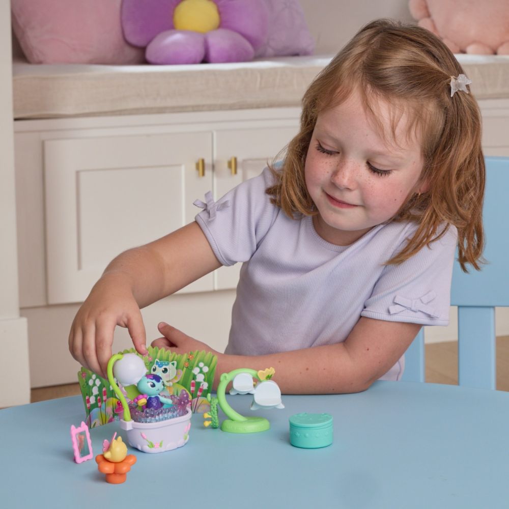Комплект за игра, Gabbys Dollhouse, Fairylandia, MerCats Fairy Bathroom, 20158035
