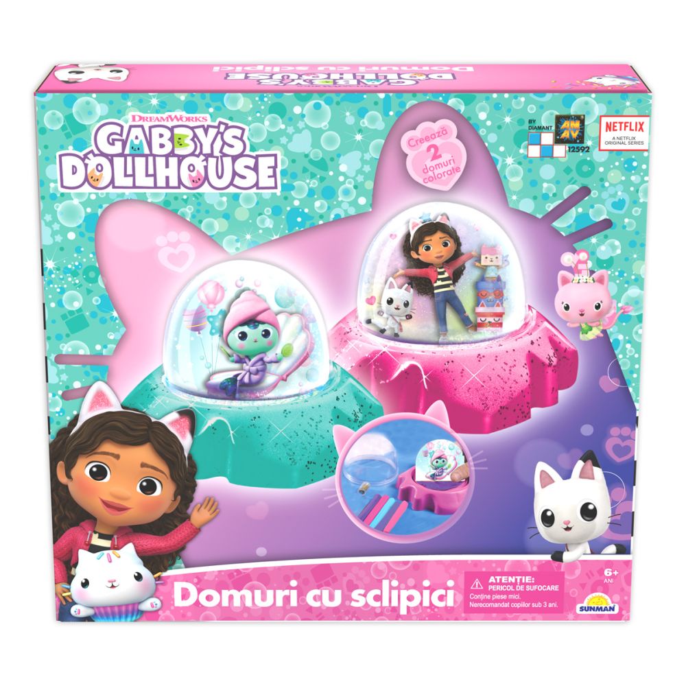 Творчески комплект, Gabby's Dollhouse, Преспапие с блясък