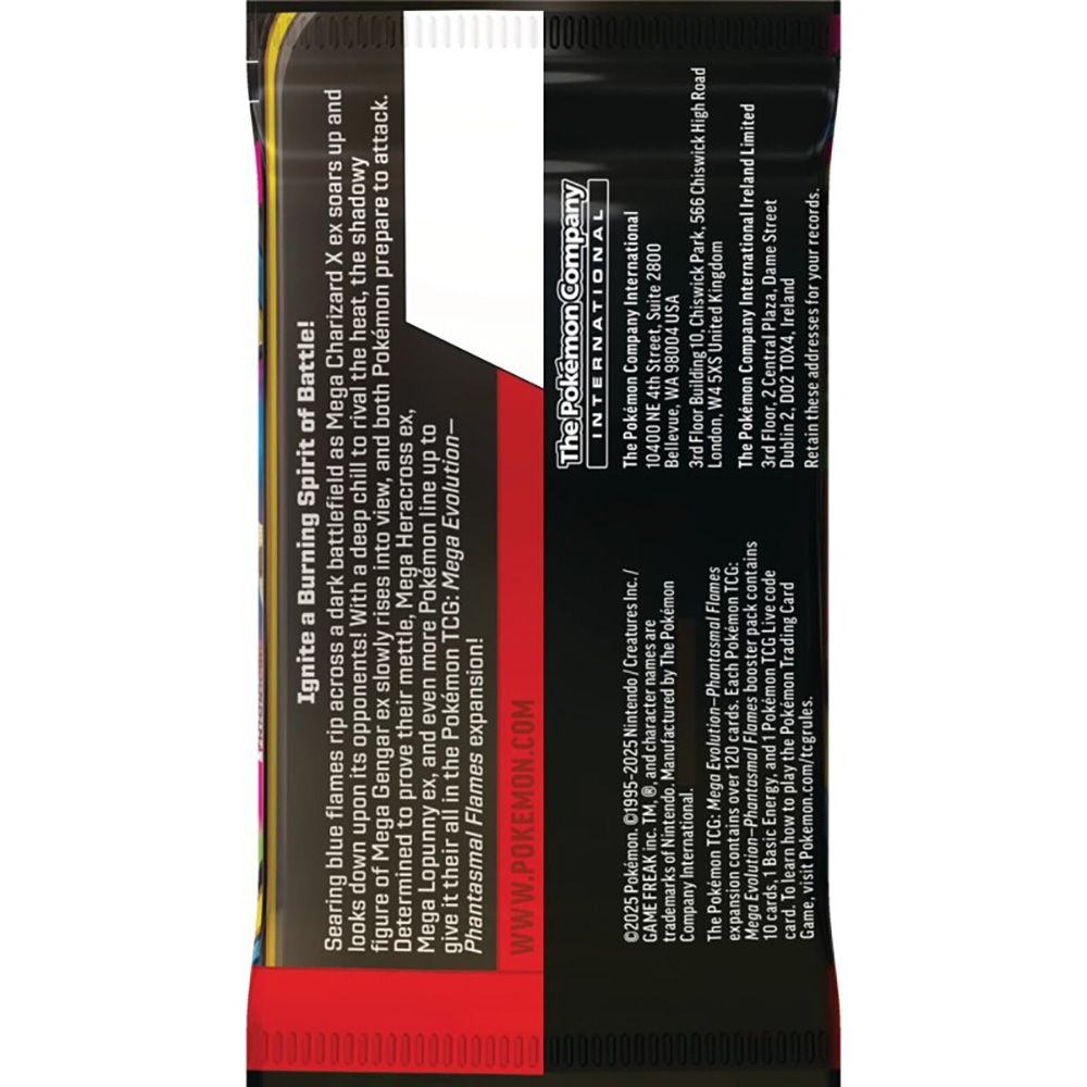 Комплект карти за игра, Pokemon TCG, Phantasmal Flames Booster