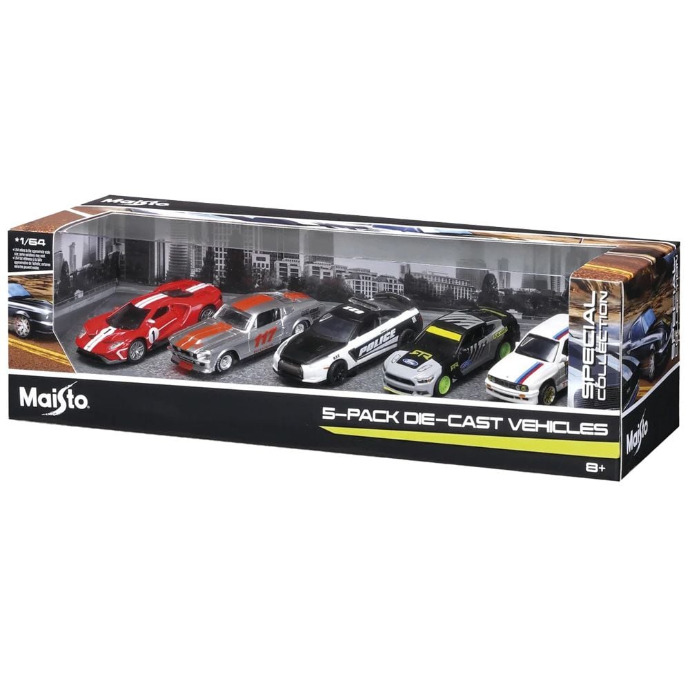 Комплект 5 метални колички, Maisto, Special Collection, 1:64