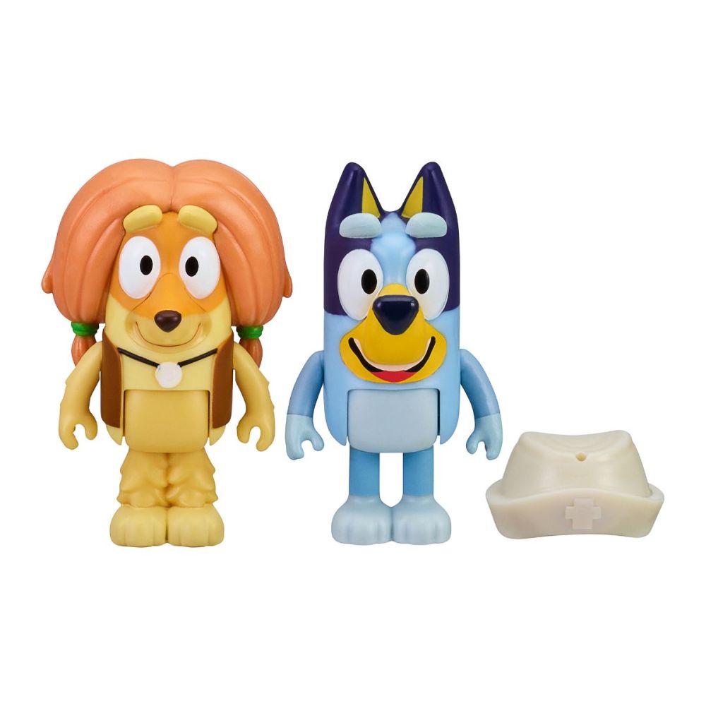 Комплект 2 фигурки, Bluey, На доктор