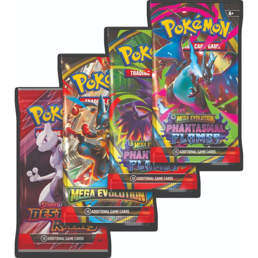 Комплект карти, Pokemon TCG, Mega Charizard Tin, Q1 2026