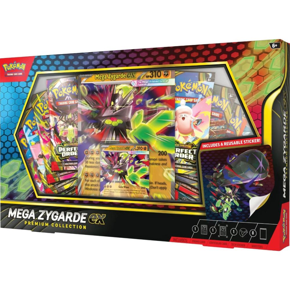 Комплект карти за игра, Pokemon TCG, Ex Box Premium, Mega Zygarde