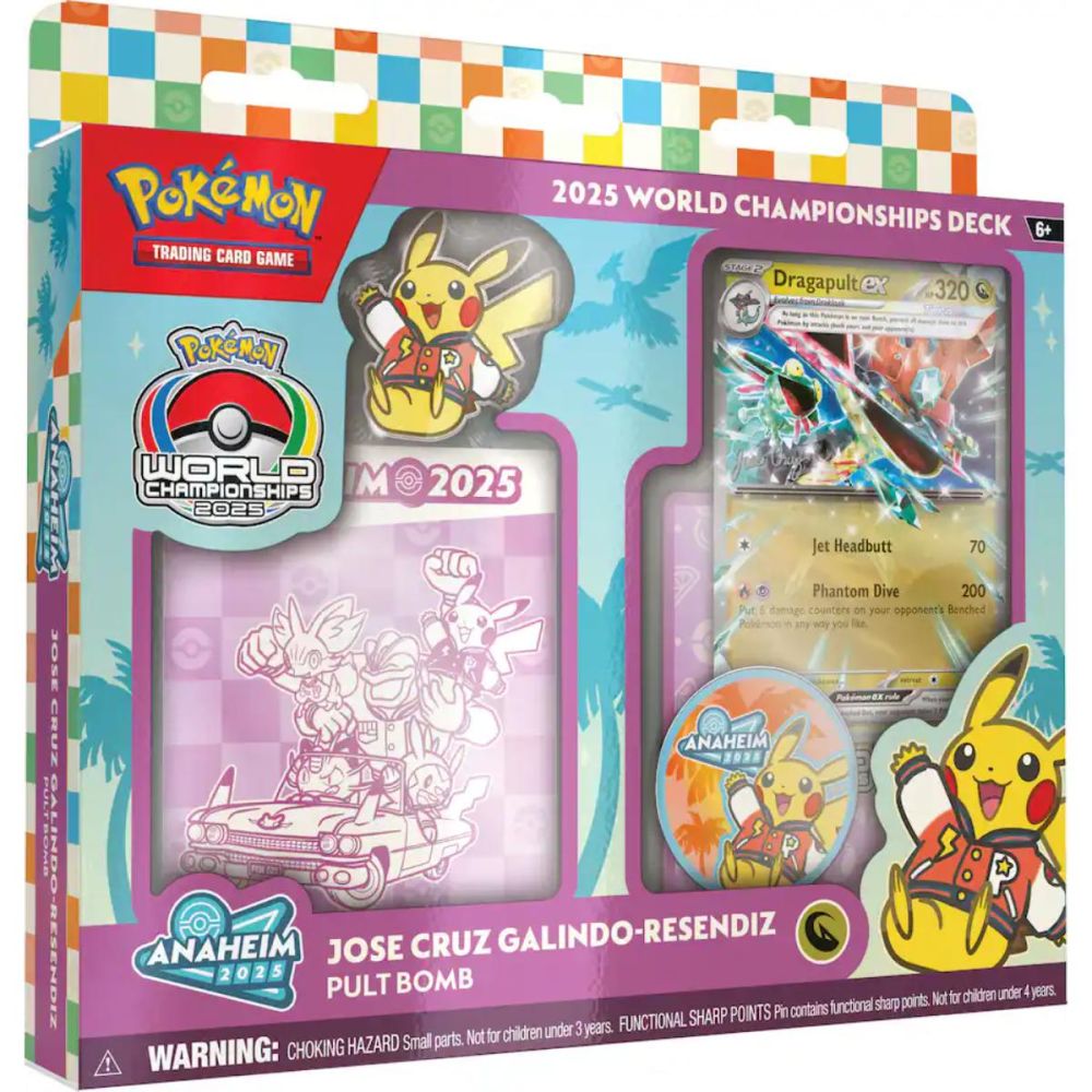 Комплект карти за игра, Pokemon TCG, 2025 World Championship Decks, Jose Cruz Galindo-Resendiz