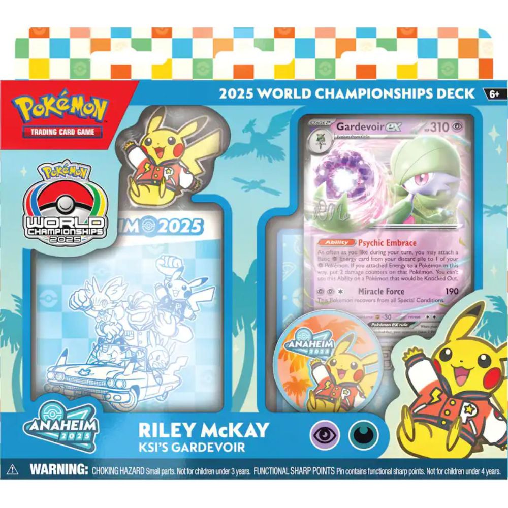 Комплект карти за игра, Pokemon TCG, 2025 World Championship Decks, Riley McKay