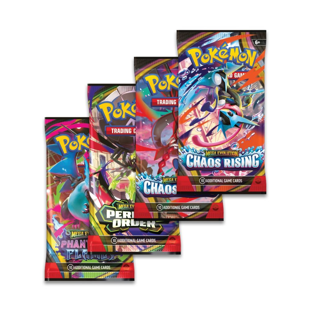Комплект карти за игра, Pokemon TCG, Mega Evolution, Summer Tin, Mega Moonlit ex