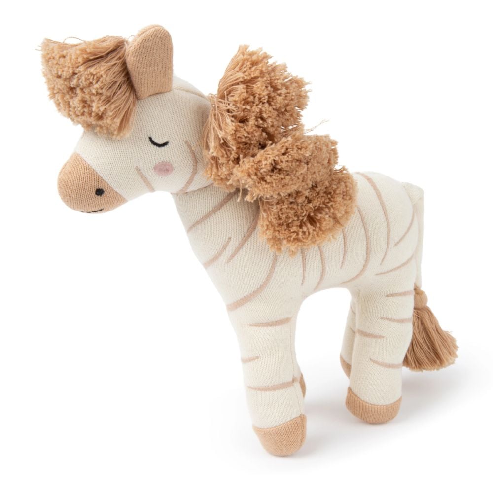 Плюшена играчка от органичен памук, Picca Loulou, Зебра Зиги, 25см