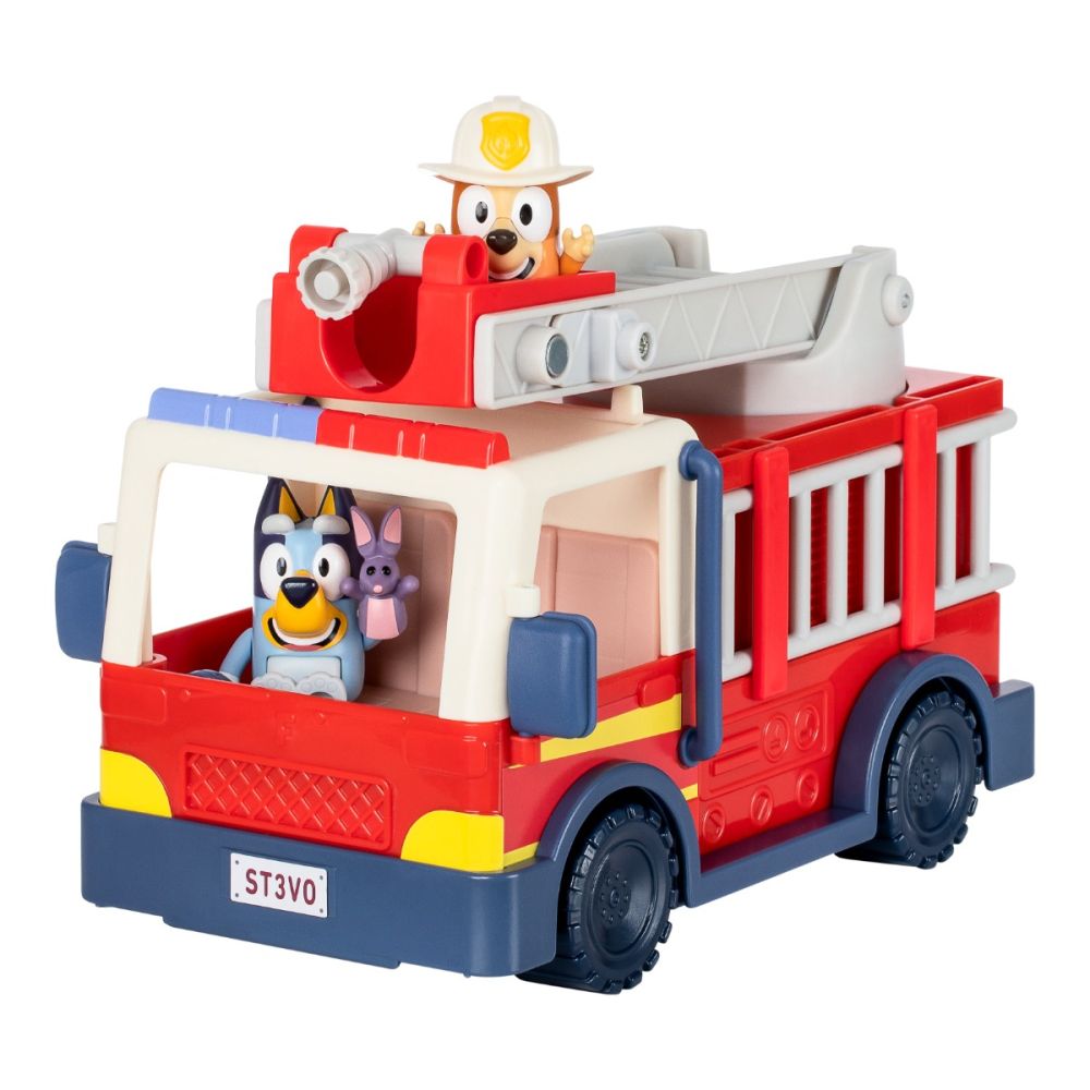 Пожарна кола и 3 фигурки, Bluey, Firetruck