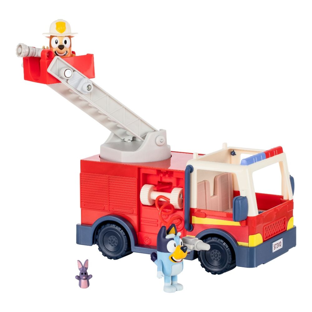 Пожарна кола и 3 фигурки, Bluey, Firetruck