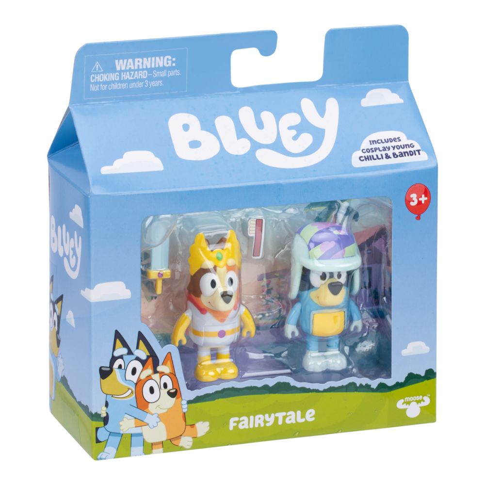 Комплект 2 фигурки, Bluey, Fairytale