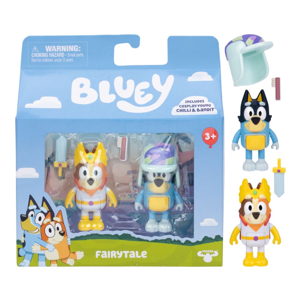 Комплект 2 фигурки, Bluey, Fairytale