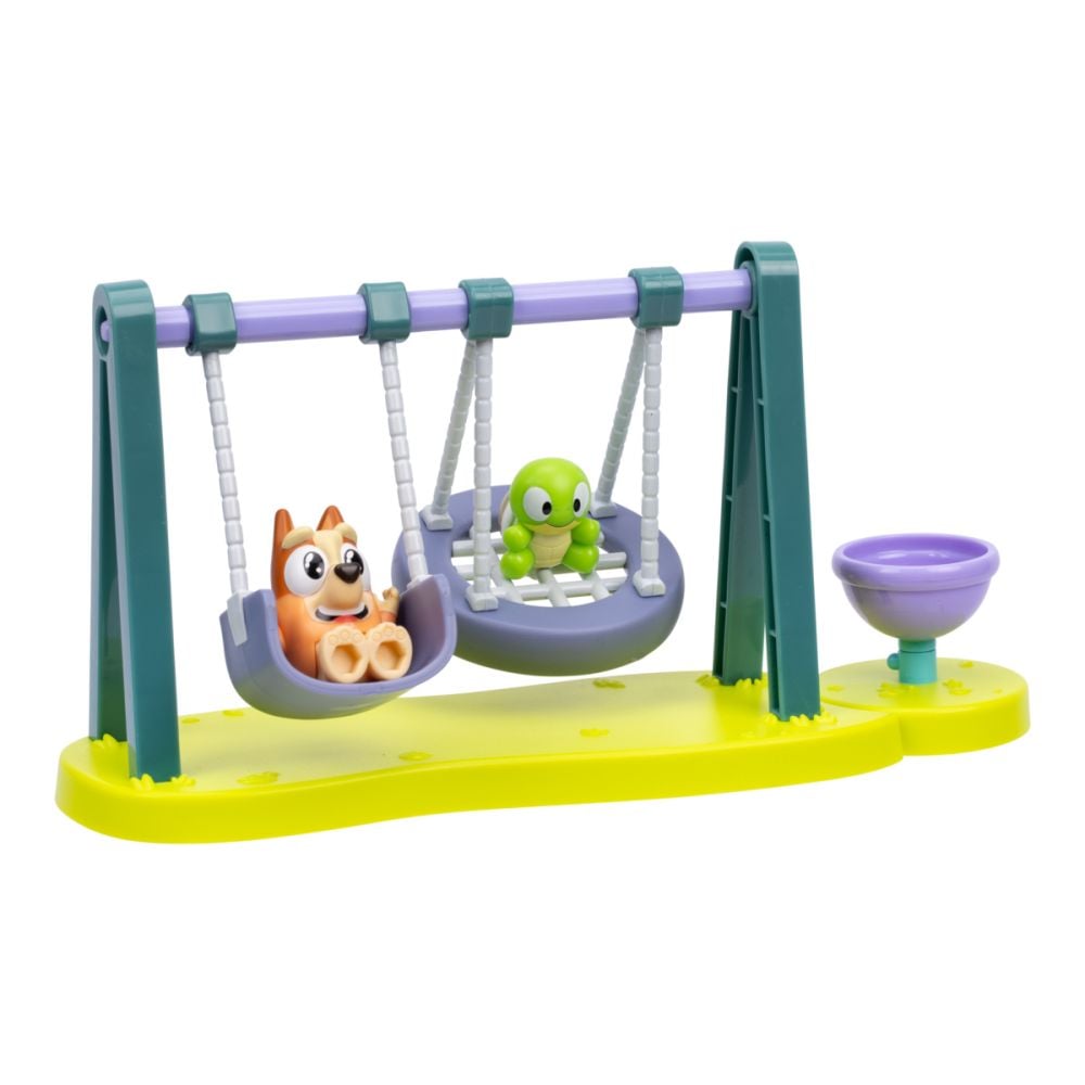 Комплект за игра с 2 фигурки, Bluey, Turtleboy Playground