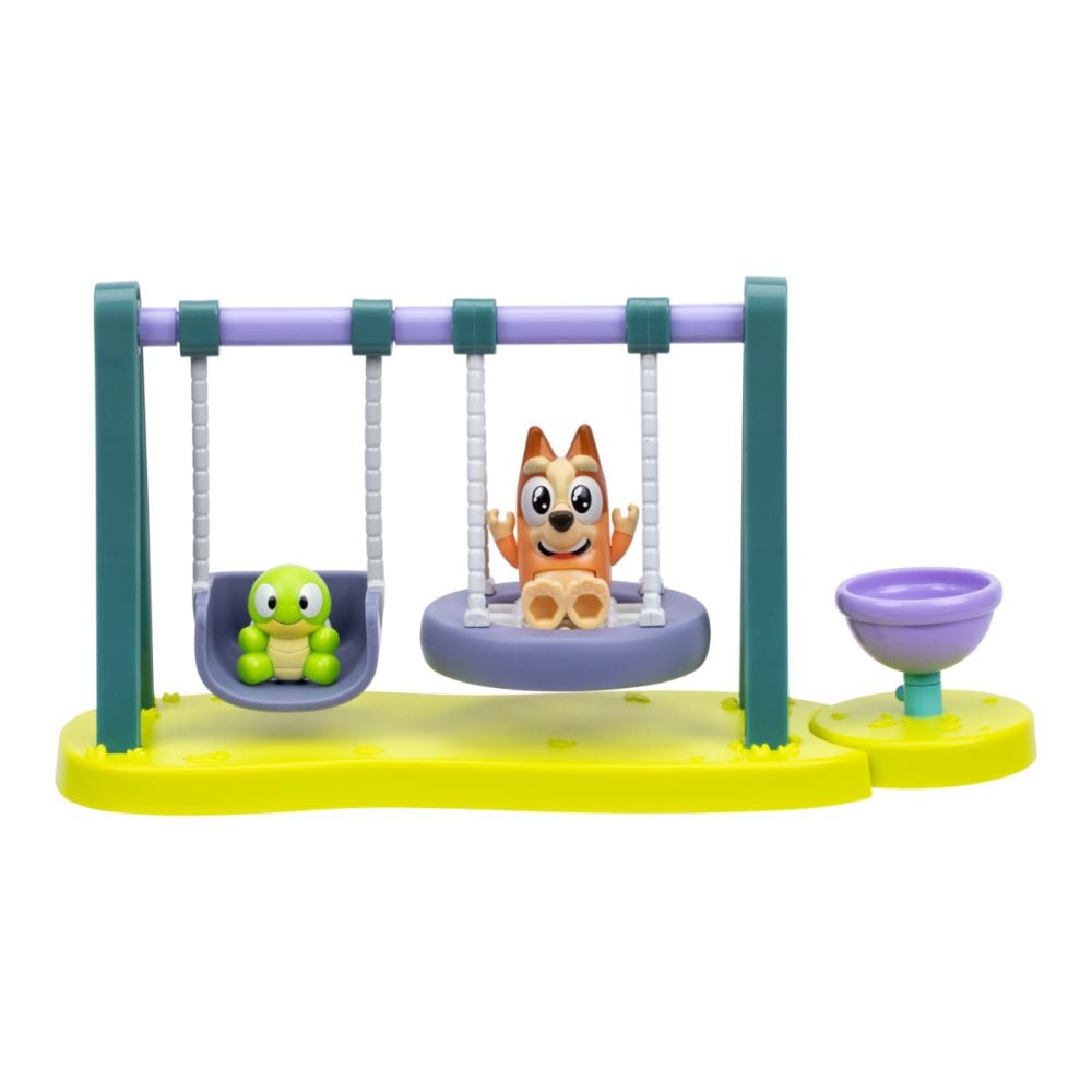 Комплект за игра с 2 фигурки, Bluey, Turtleboy Playground