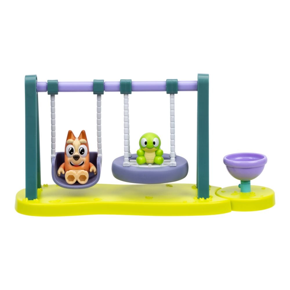 Комплект за игра с 2 фигурки, Bluey, Turtleboy Playground